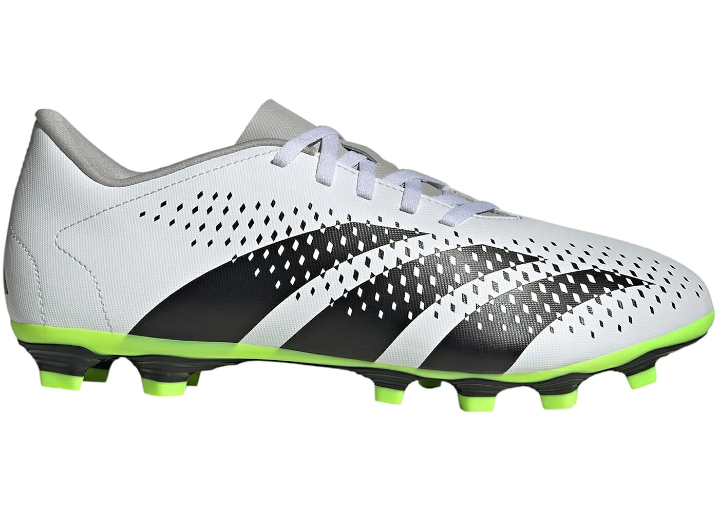 アディダス プレデター 白色 ホワイト コア 黒色 ブラック ACCURACY.4 スニーカー メンズ ADIDAS PREDATOR FG CLOUD WHITE CORE BLACK LUCID LEMON / CLOUD WHITE CORE BLACK LUCID
