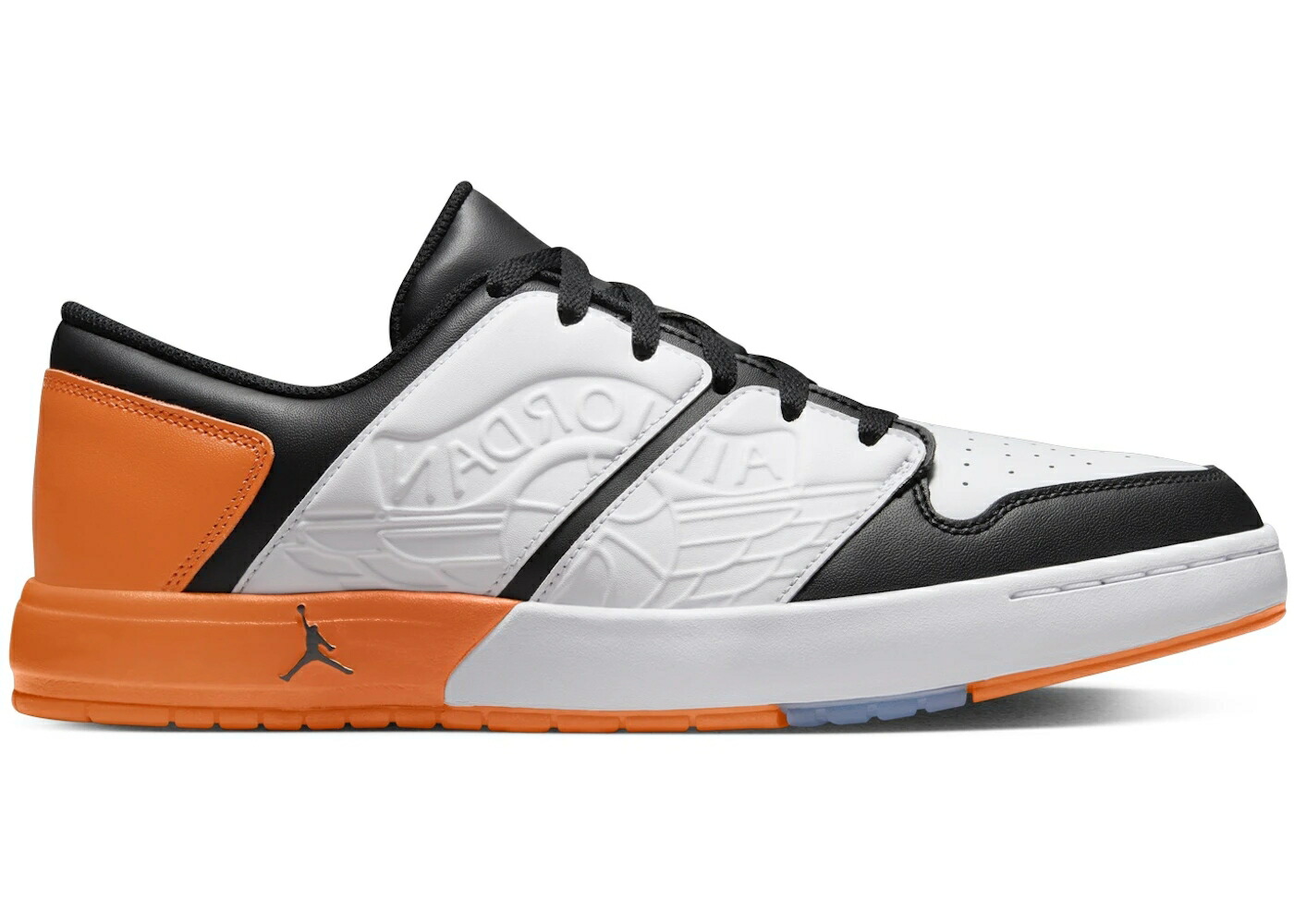 ナイキ ジョーダン 白色 ホワイト 黒色 ブラック 橙 オレンジ スニーカー メンズ JORDAN NU RETRO 1 LOW WHITE BLACK MAGMA ORANGE / WHITE BLACK MAGMA ORANGE