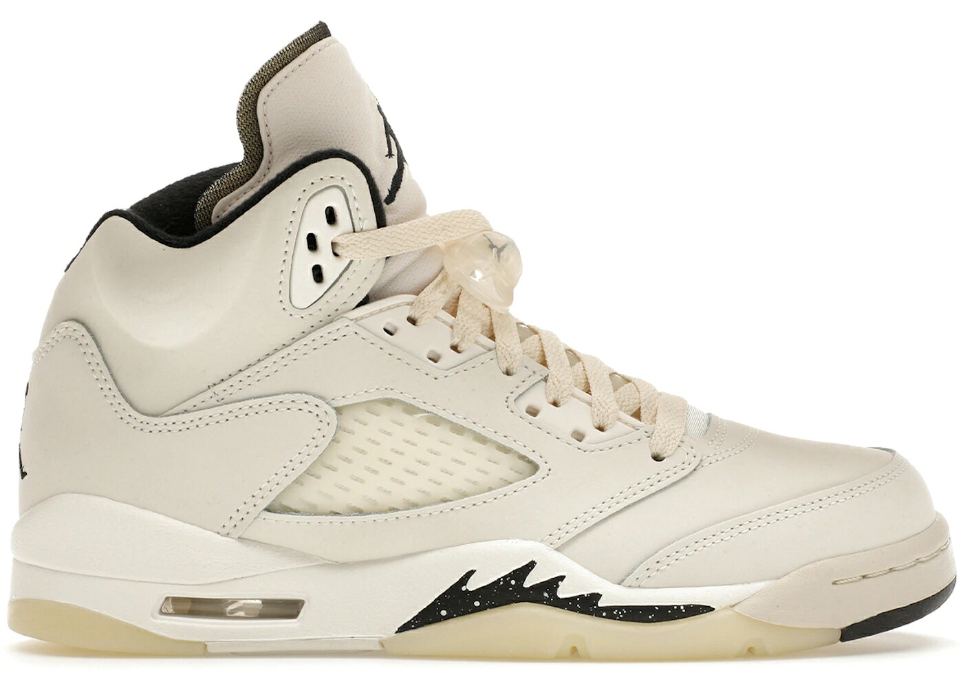 ナイキ ジョーダン 黒色 ブラック 茶色 ブラウン ジュニア キッズ JORDAN 5 RETRO SE SAIL (GS) / SAIL BLACK LIGHT OREWOOD BROWN ベビー マタニティ スニーカー|スニケス
