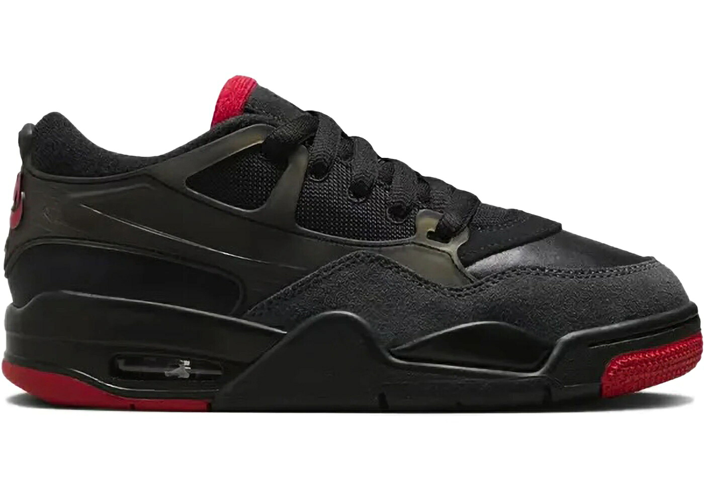 ナイキ ジョーダン 黒色 ブラック 赤 レッド ジュニア キッズ JORDAN 4 RM BRED (GS) / BLACK VARSITY RED ANTHRACITE ベビー マタニティ スニーカー|スニケス
