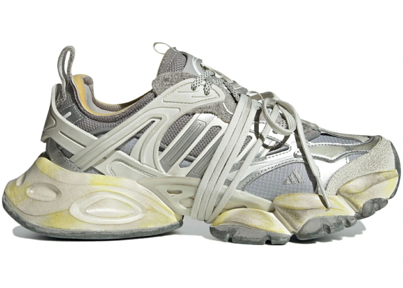 アディダス 晴れ晴れしい 薄墨色 薄墨色 しろがね色 しろがね色 スニーカー メンズ ADIDAS XLG RUNNER DELUXE GREY METALLIC SILVER / GREY METALLIC SILVER