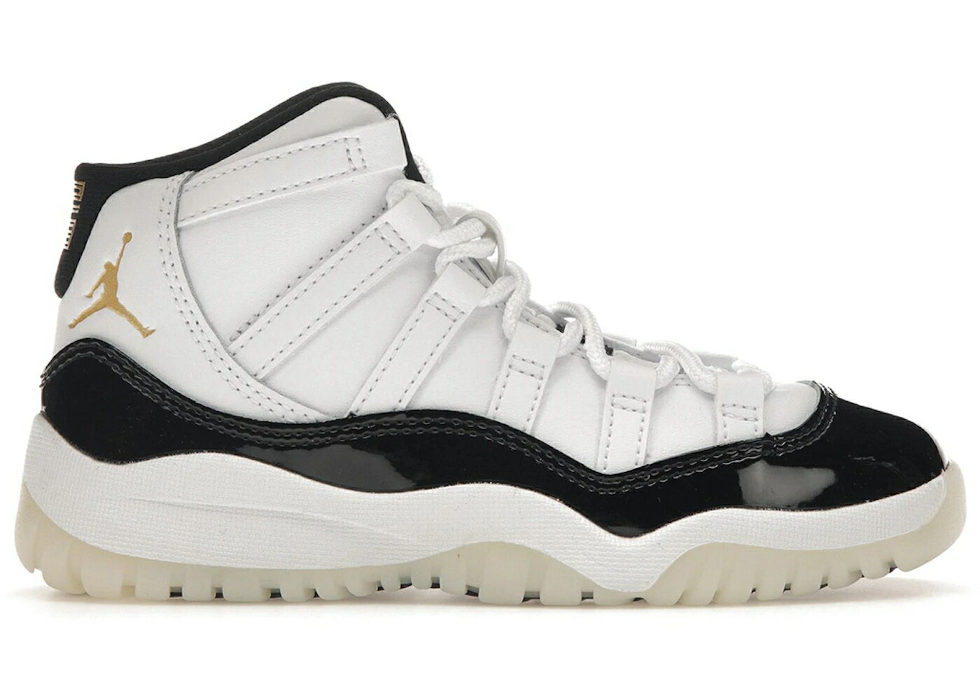ナイキ ジョーダン 黒いこと 黒いこと 白いこと 白いこと ゴールド 御坊っちゃん キッズ JORDAN 11 RETRO DMP GRATITUDE (2023) (なおなお書き) / BLACK WHITE METALLIC GOLD もの言う花 マタニティ スニーカー