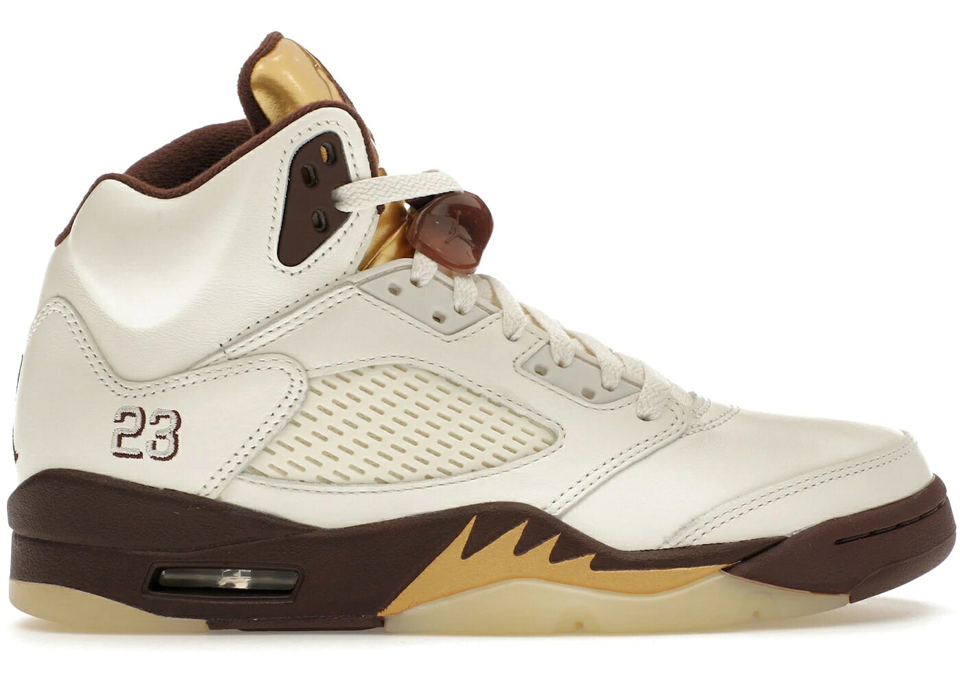 ナイキ ジョーダン ゴールド WOMEN'S スニーカー レディース JORDAN 5 RETRO GOLDEN TICKET (WOMEN'S) / EARTH METALLIC GOLD SAIL MUSLIN