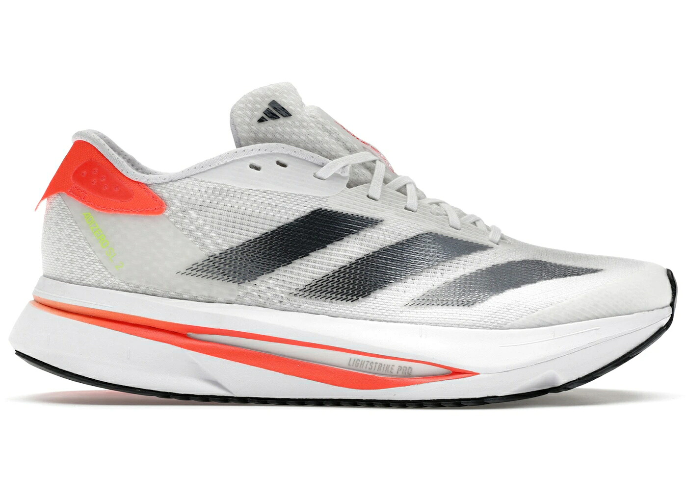 アディダス アディゼロ 白色 ホワイト コア 黒色 ブラック 橙 オレンジ スニーカー メンズ ADIDAS ADIZERO SL2 CLOUD WHITE CORE BLACK ORANGE / CLOUD WHITE CORE BLACK ORANGE｜スニケス