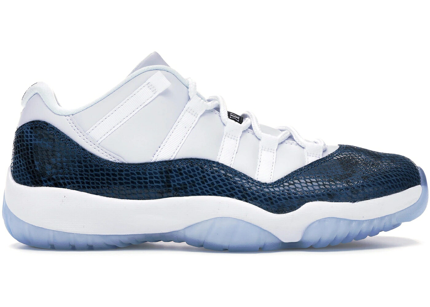ナイキ ジョーダン 紺色 米国海軍 白いこと 白いこと 黒いこと 黒いこと スニーカー メンズ JORDAN 11 RETRO LOW SNAKE NAVY (2019) / WHITE BLACK NAVY