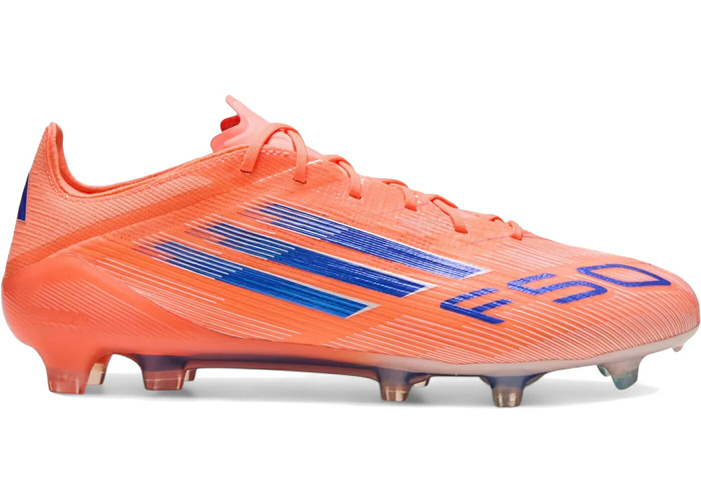 アディダス エリート 橙 オレンジ 青色 ブルー スニーカー メンズ ADIDAS F50 ELITE FG CORAL BLAZE PACK / BEAM ORANGE LUCID BLUE CLOUD