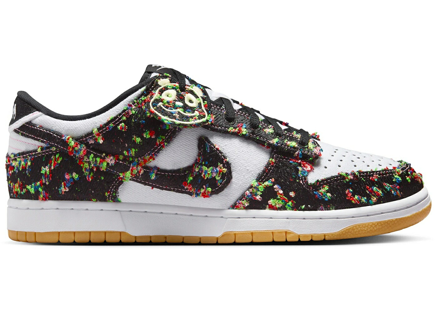 ナイキ ダンク 白色 ホワイト 黒色 ブラック 黄色 イエロー ダンクロー スニーカー メンズ NIKE DUNK LOW PANDA-MONIUM WHITE BLACK MULTI-COLOR / WHITE GUM YELLOW BLACK