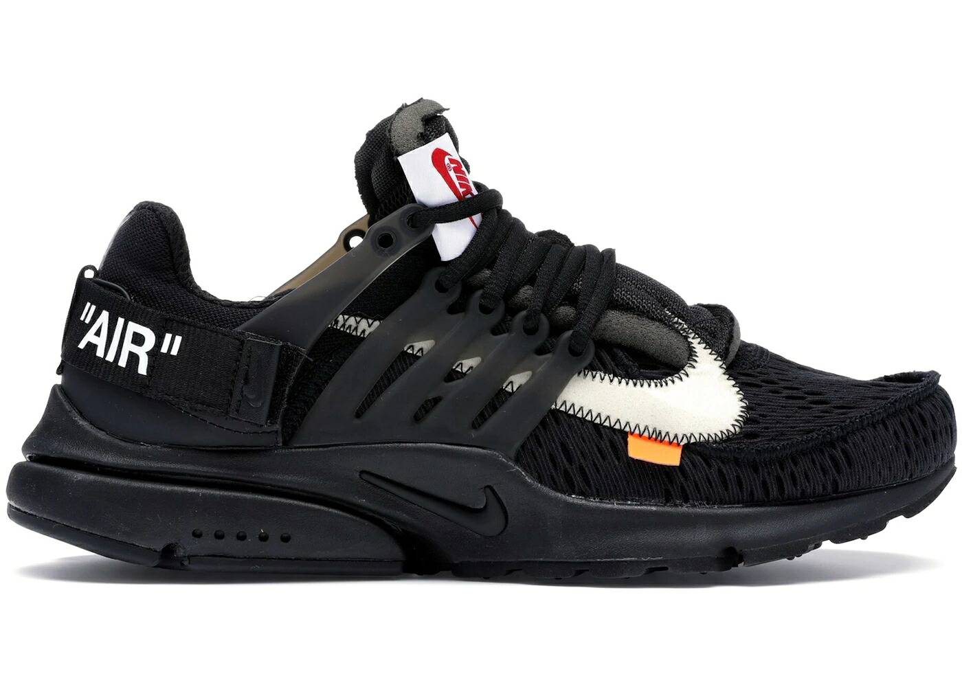 ナイキ プレスト 象牙色 黒いこと 黒いこと 白いこと 白いこと エア湖 スニーカー メンズ NIKE AIR PRESTO OFF-WHITE BLACK (2018) / BLACK WHITE CONE