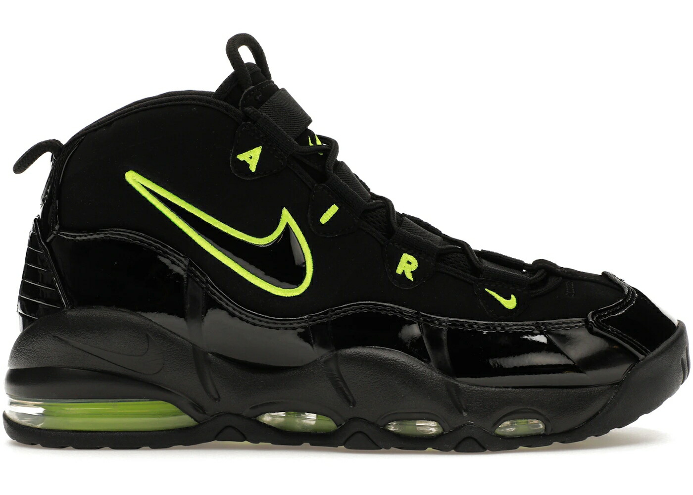 ナイキ マックス アップテンポ 黒色 ブラック エアマックス スニーカー メンズ NIKE AIR MAX UPTEMPO 95 BLACK VOLT / BLACK VOLT
