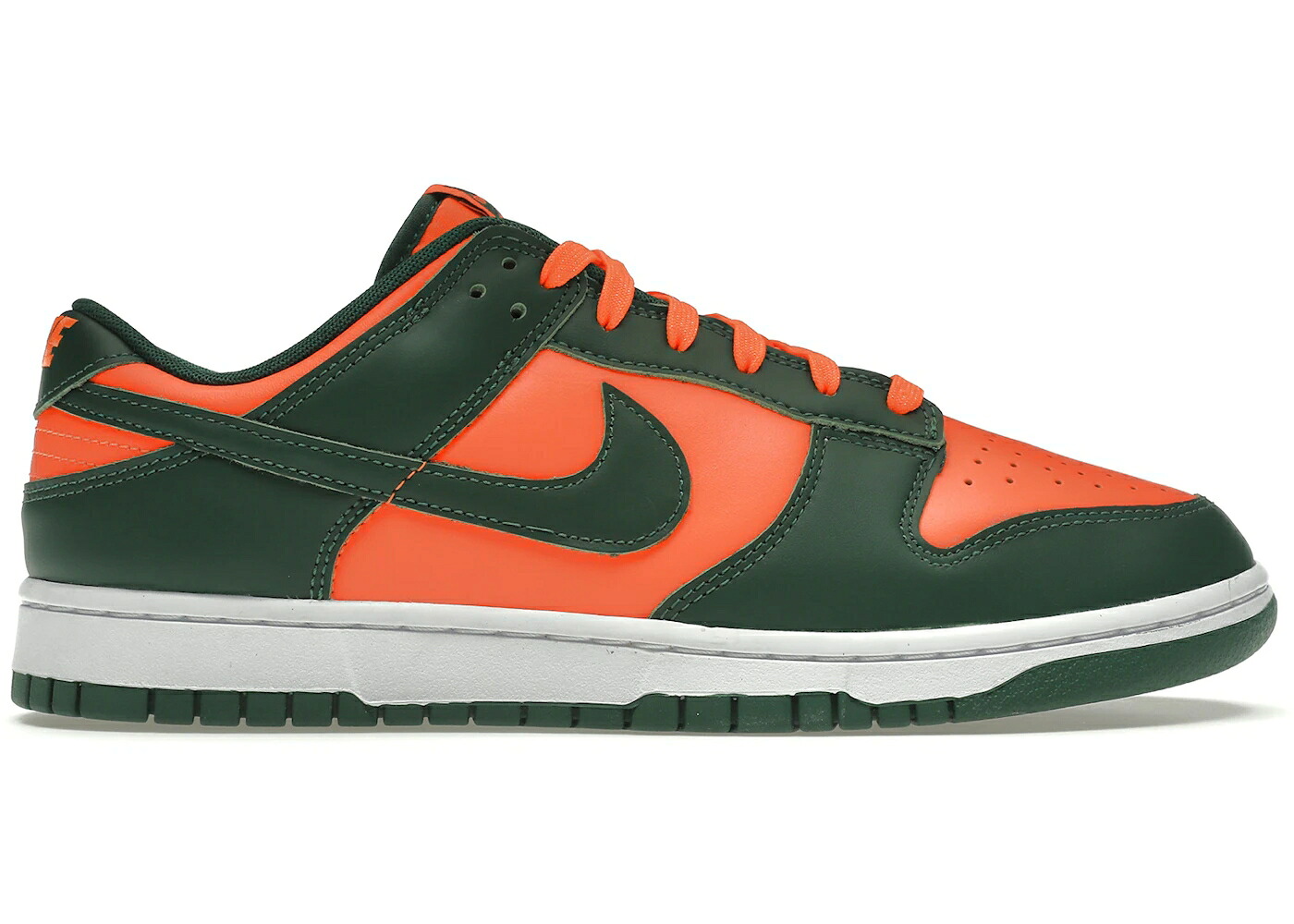 ナイキ ダンク マイアミ ハリケーンズ 野球クラブ 緑 緑であること 橙 オレンジ色 ダンクロー スニーカー メンズ NIKE DUNK LOW RETRO MIAMI HURRICANES / TEAM DARK GREEN TEAM ORANGE