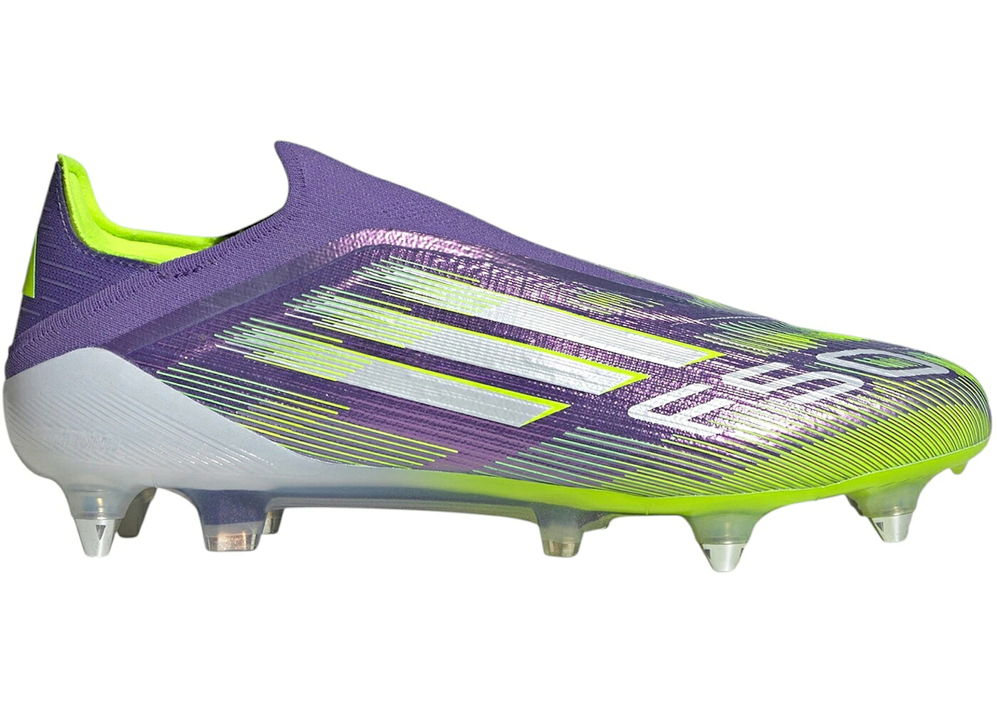 アディダス エリート 紫 パープル 混雑時 白いこと 白いこと スニーカー メンズ ADIDAS F50 ELITE LACELESS SG PURPLE RUSH CLOUD WHITE LUCID LEMON / PURPLE RUSH CLOUD WHITE LUCID