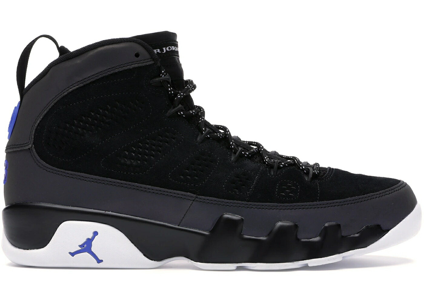 ナイキ ジョーダン 青色 ブルー 黒色 ブラック 白色 ホワイト スニーカー メンズ JORDAN 9 RETRO RACER BLUE / BLACK WHITE RACER BLUE