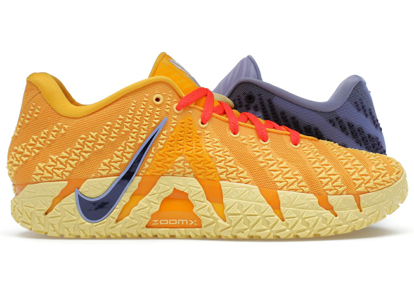 ナイキ フローレス 黄色 イエロー 紫 パープル & スニーカー メンズ NIKE JA 3 HUSTLE FLOW / SOFT YELLOW PURPLE DYNASTY VOLT