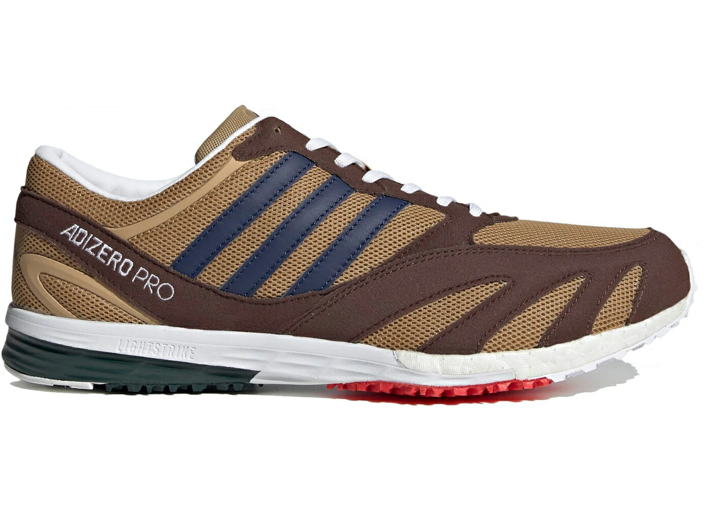 アディダス 茶色 ブラウン 青色 ブルー 白色 ホワイト スニーカー メンズ ADIDAS LAB RACE NOAH BROWN / CUSTOMIZED DARK BLUE CLOUD WHITE