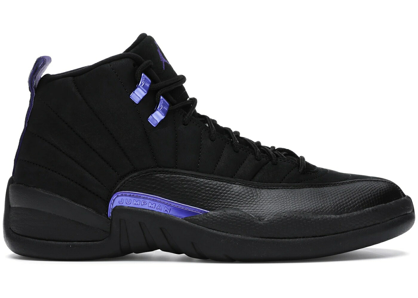 ナイキ ジョーダン 黒いこと 黒いこと 調和 コン吊りひも スニーカー メンズ JORDAN 12 RETRO BLACK DARK CONCORD / BLACK BLACK DARK CONCORD