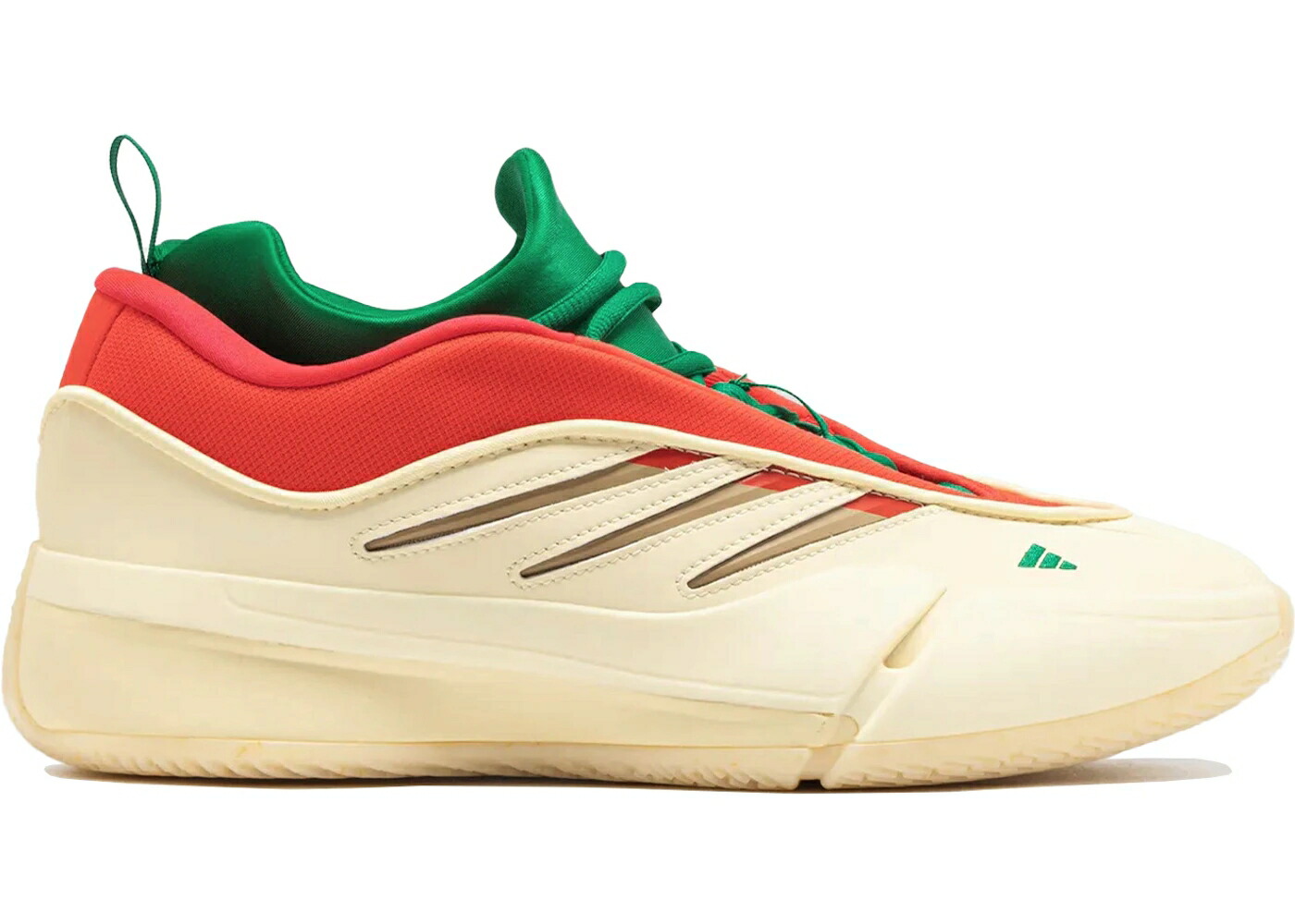 アディダス ウォーム 赤 赤いこと スニーカー メンズ ADIDAS DAME 9 EGG NOG / WARM VANILLA LUCID RED WARM