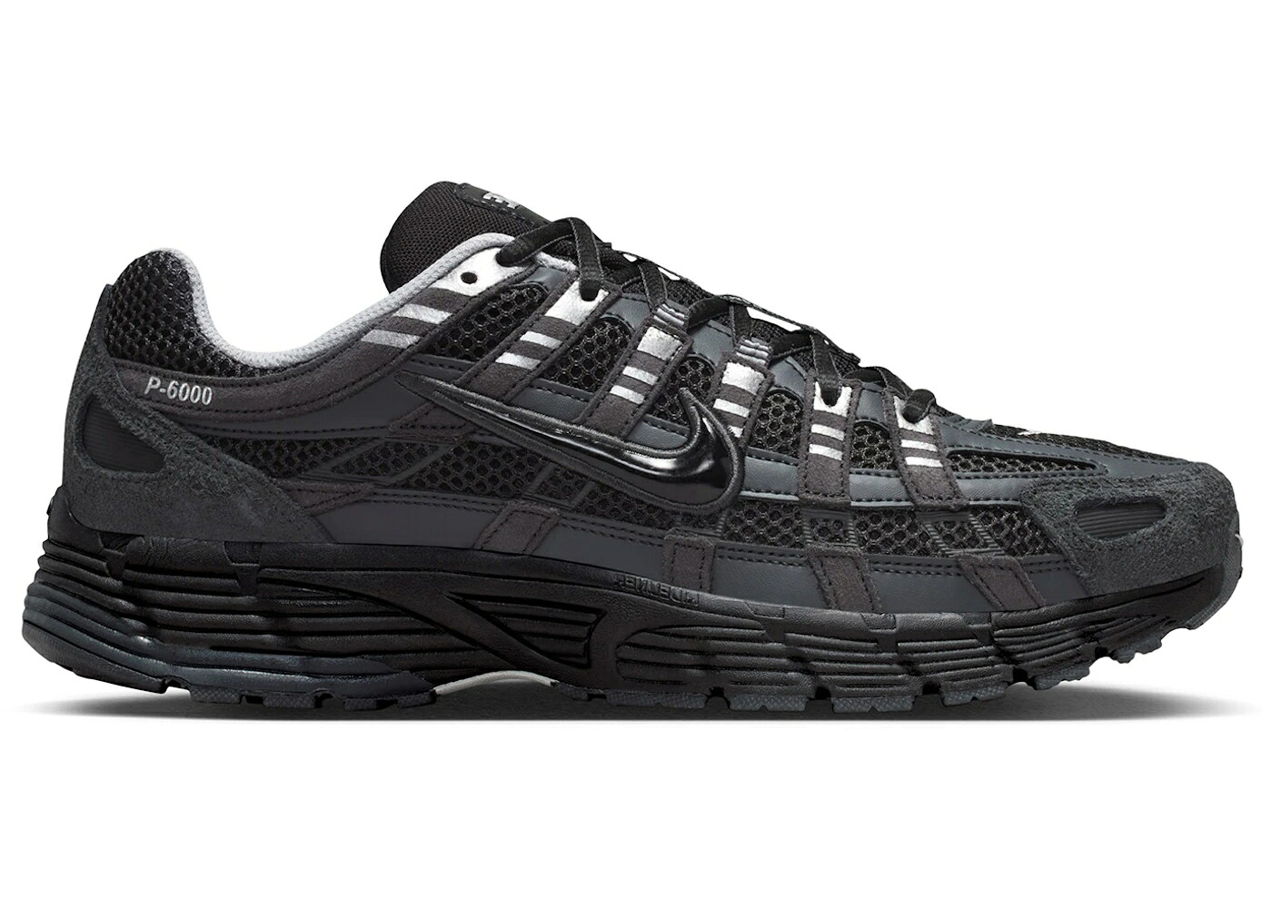 ナイキ スエード スウェード 銀色 シルバー スニーカー メンズ NIKE P-6000 SUEDE ANTHRACITE METALLIC SILVER / ANTHRACITE CHROME METALLIC