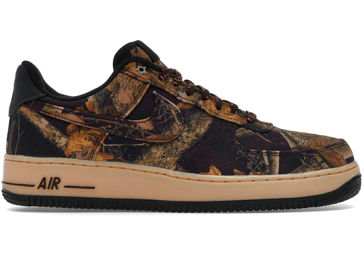 ナイキ 合鴨柄 黄味がかった 黄み 空軍 スニーカー メンズ NIKE AIR FORCE 1 LOW REALTREE CAMO / MULTI COLOR GUM YELLOW MULTI