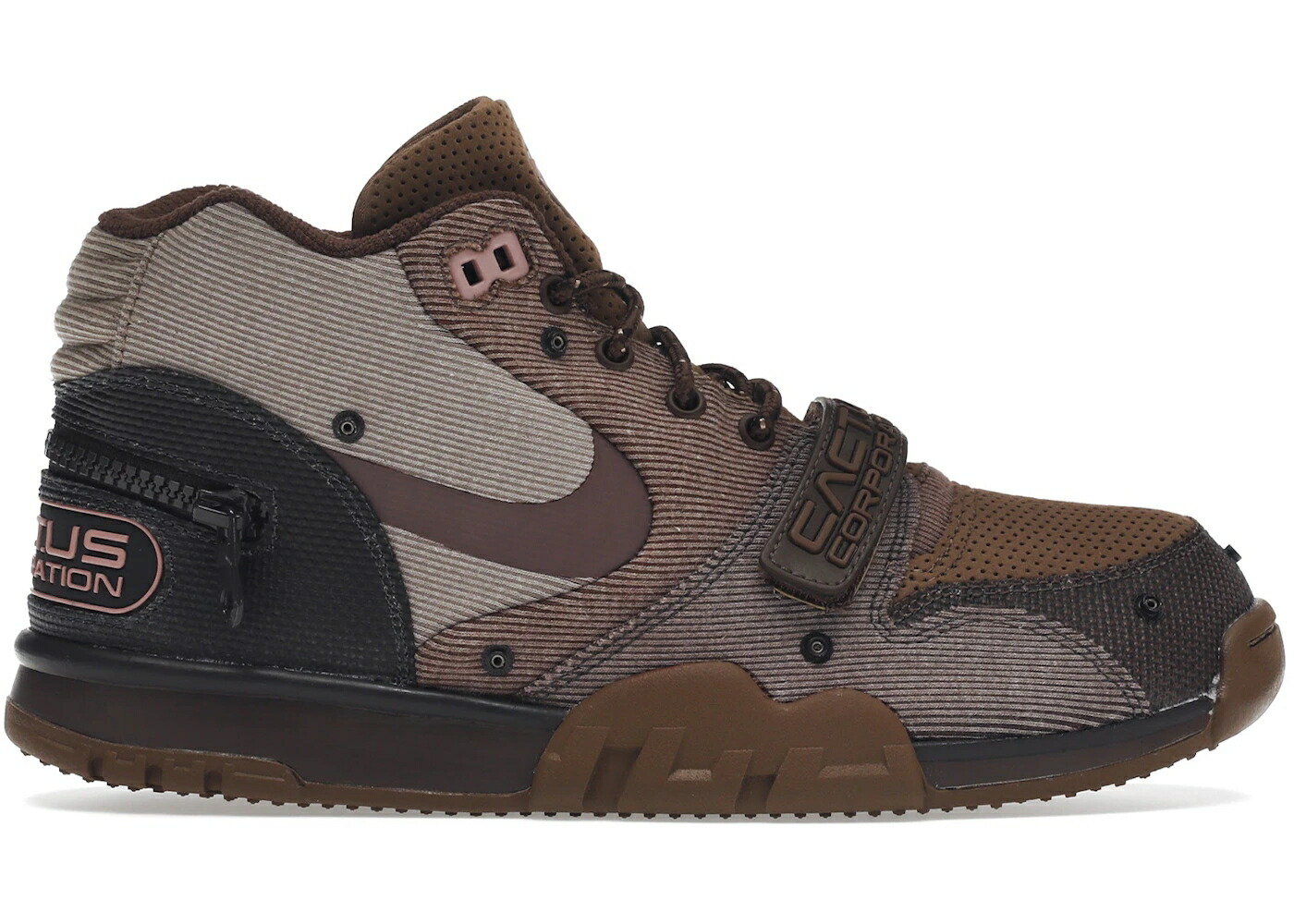 ナイキ トレーナー ウィート ピンク エアトレーナー トラヴィススコット スニーカー メンズ NIKE AIR TRAINER 1 SP TRAVIS SCOTT WHEAT / LIGHT CHOCOLATE RUST PINK|スニケス