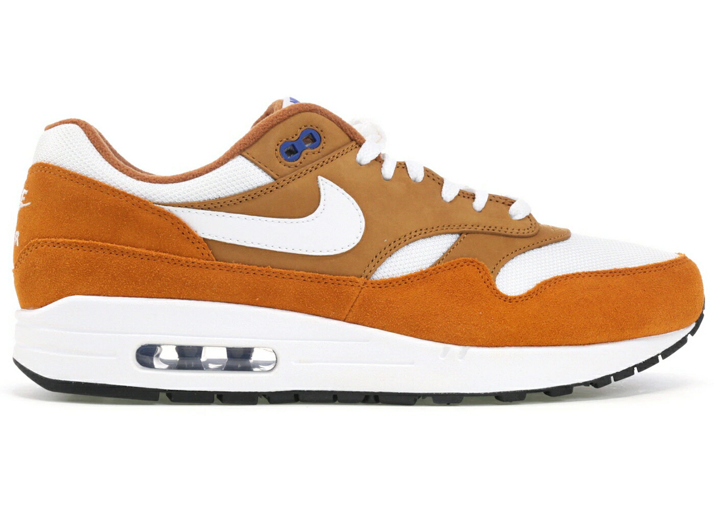 ナイキ マックス カリー 白色 ホワイト エアマックス スニーカー メンズ NIKE AIR MAX 1 CURRY (2018) / DARK CURRY WHITE SPORT ROYAL