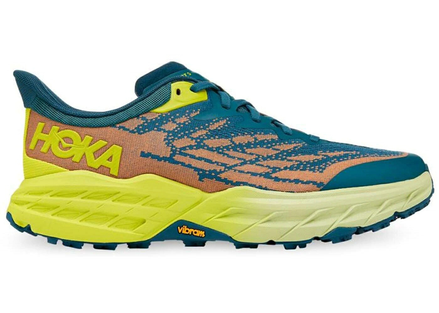 ホカオネオネ 青味 青み スニーカー メンズ HOKA ONE ONE HOKA ONE SPEEDGOAT 5 BLUE CORAL EVENING PRIMROSE / BLUE CORAL EVENING PRIMROSE