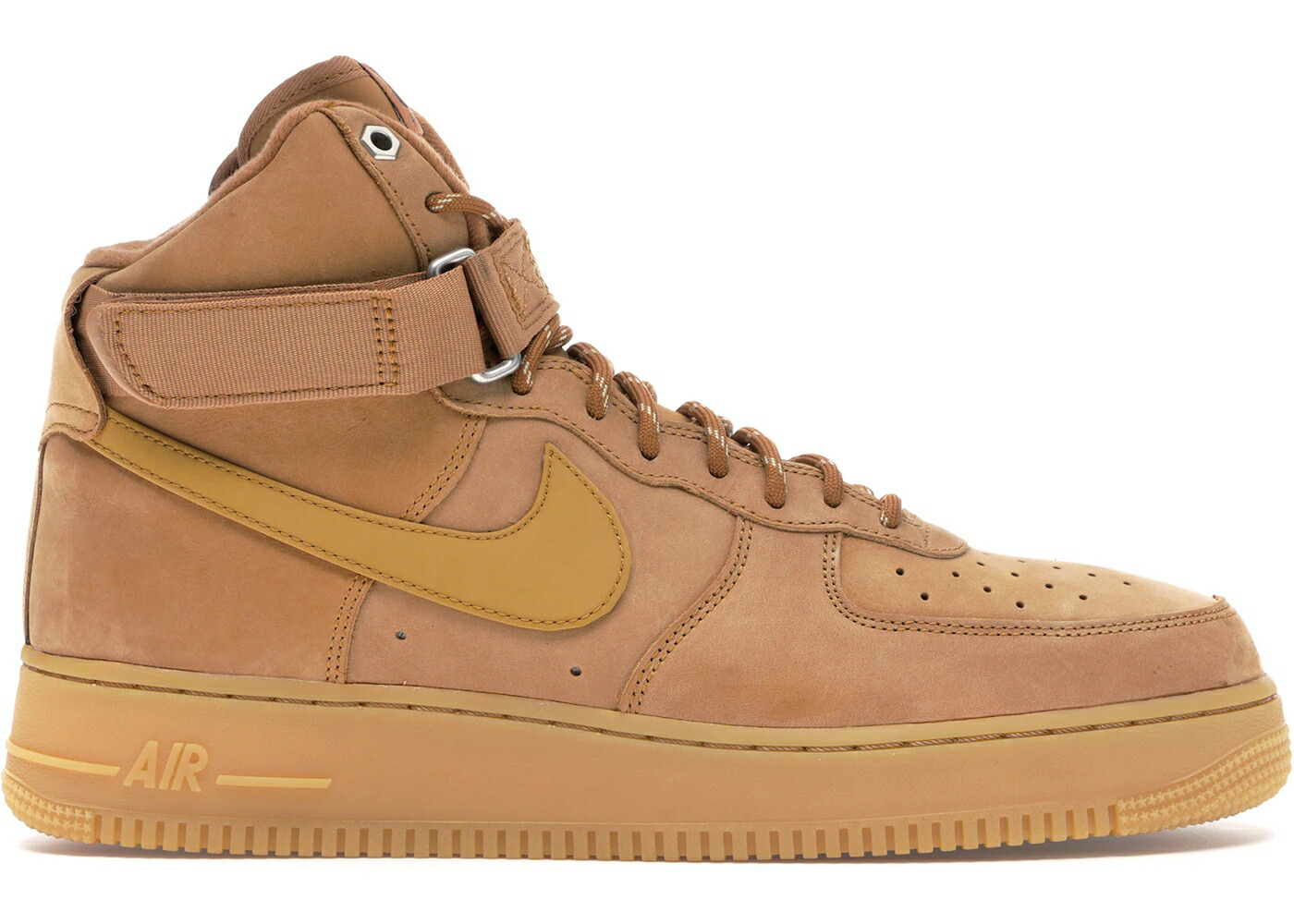 ナイキ 御機嫌 ウィート 赤銅色 赤銅色 黒いこと 黒いこと 空軍 スニーカー メンズ NIKE AIR FORCE 1 HIGH FLAX (2019) / FLAX WHEAT GUM LIGHT BROWN BLACK