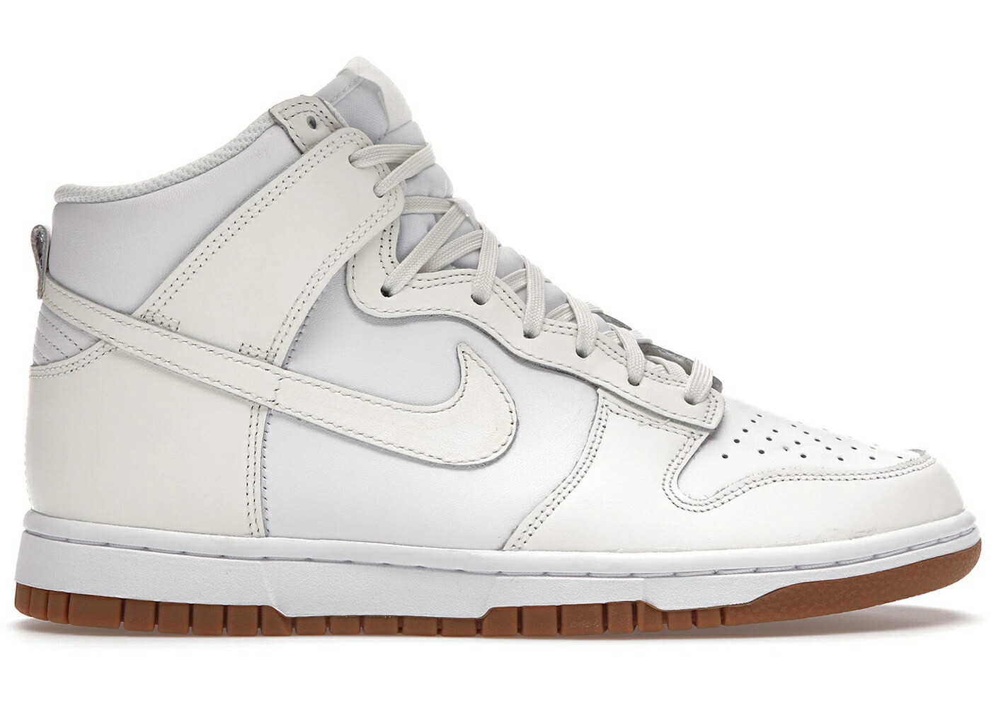 ナイキ ダンク ハイ 白色 ホワイト 茶色 ブラウン ダンクハイ WOMEN スニーカー レディース NIKE DUNK HIGH SAIL GUM (WOMEN) / WHITE SAIL GUM MEDIUM BROWN