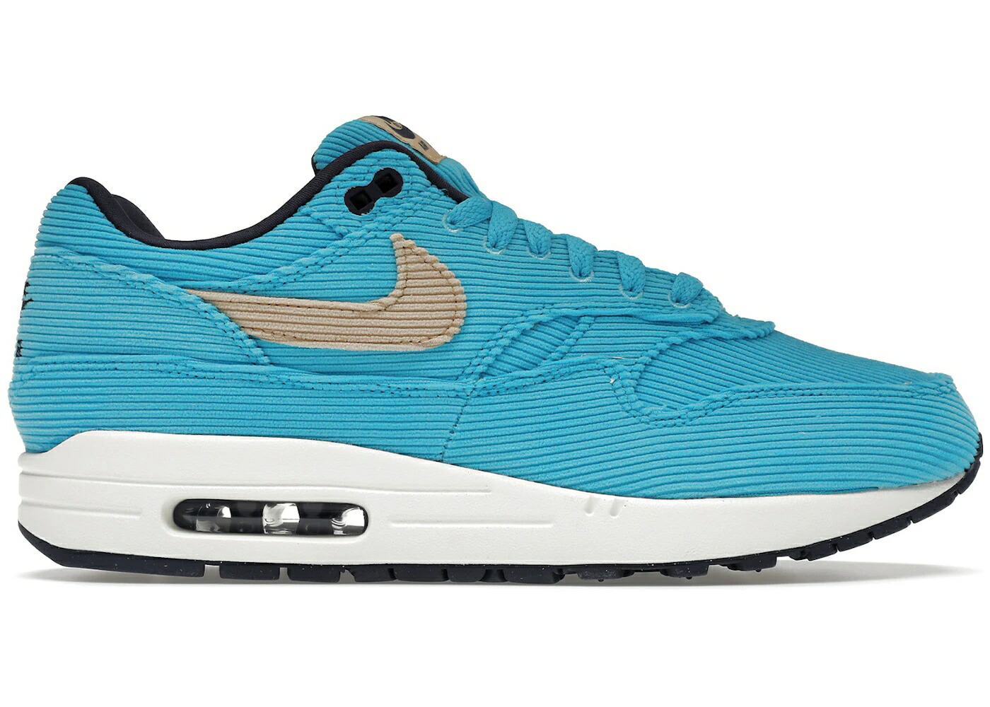 ナイキ マックス コール天 青み 青色 大気圏マックス スニーカー メンズ NIKE AIR MAX 1 CORDUROY BALTIC BLUE / BALTIC BLUE SESAME GRIDIRON SAIL