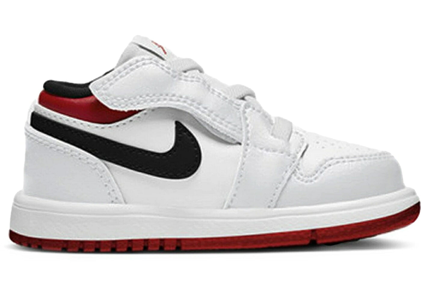 ナイキ ジョーダン 白色 ホワイト 赤 レッド ジュニア キッズ JORDAN 1 LOW ALT WHITE GYM RED (TD) / WHITE GYM RED｜スニケス