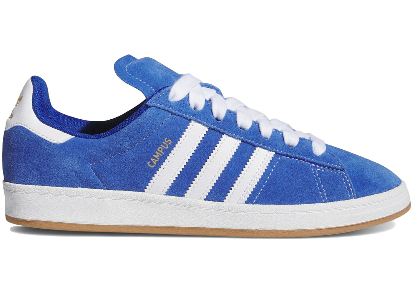 アディダス キャンパス 青色 ブルー 白色 ホワイト ゴールド スニーカー メンズ ADIDAS CAMPUS ADV ROYAL BLUE CLOUD WHITE GOLD METALLIC / ROYAL BLUE CLOUD WHITE GOLD