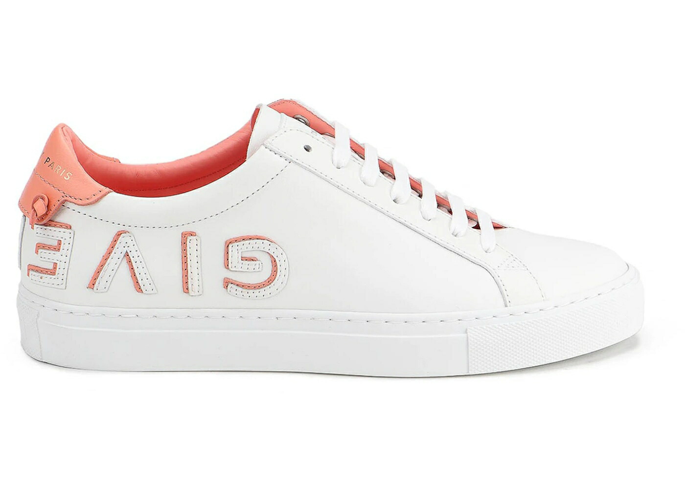 ジバンシィ ストリート ロゴ 白色 ホワイト スニーカー レディース GIVENCHY URBAN STREET LOW LOGO WHITE FLAMINGO / WHITE FLAMINGO WHITE