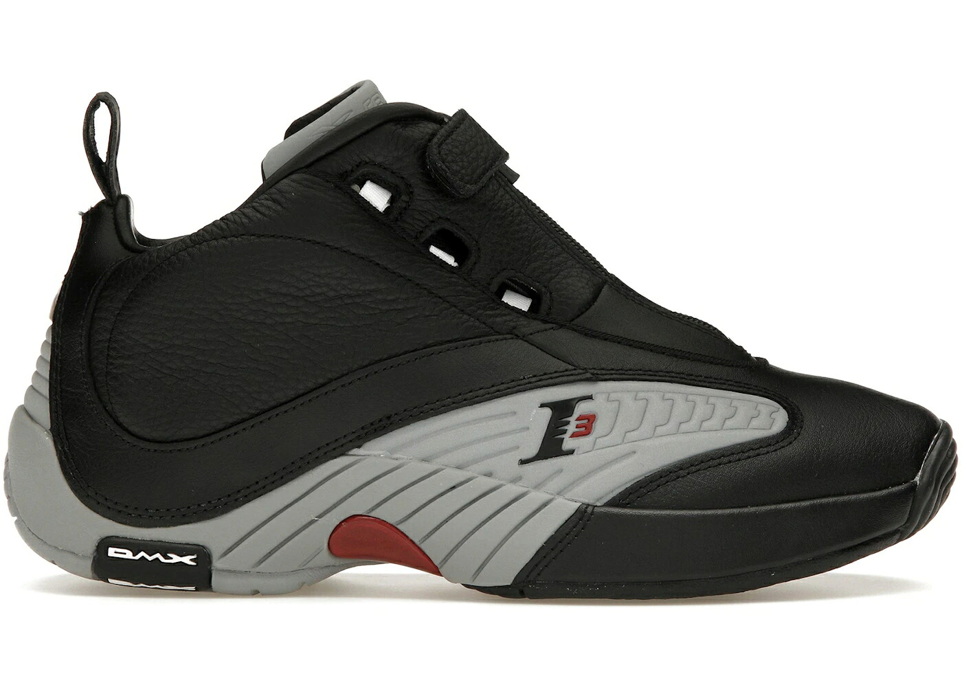 リーボック 黒色 ブラック 灰色 グレー コア ソリッド スニーカー メンズ REEBOK ANSWER IV BLACK GREY (2023) / CORE BLACK MGH SOLID GREY FLASH|スニケス