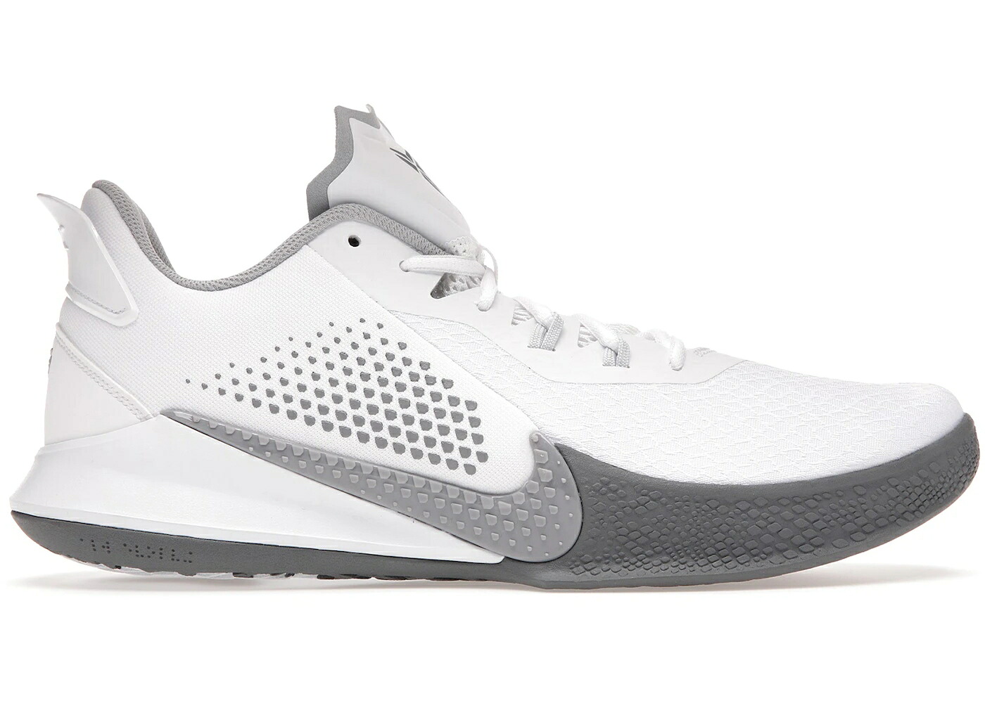 ナイキ マンバ 白いこと 白いこと 薄墨色 薄墨色 純然たる プラチナム スニーカー メンズ NIKE MAMBA FURY WHITE WOLF GREY / WHITE PURE PLATINUM WHITE WOLF