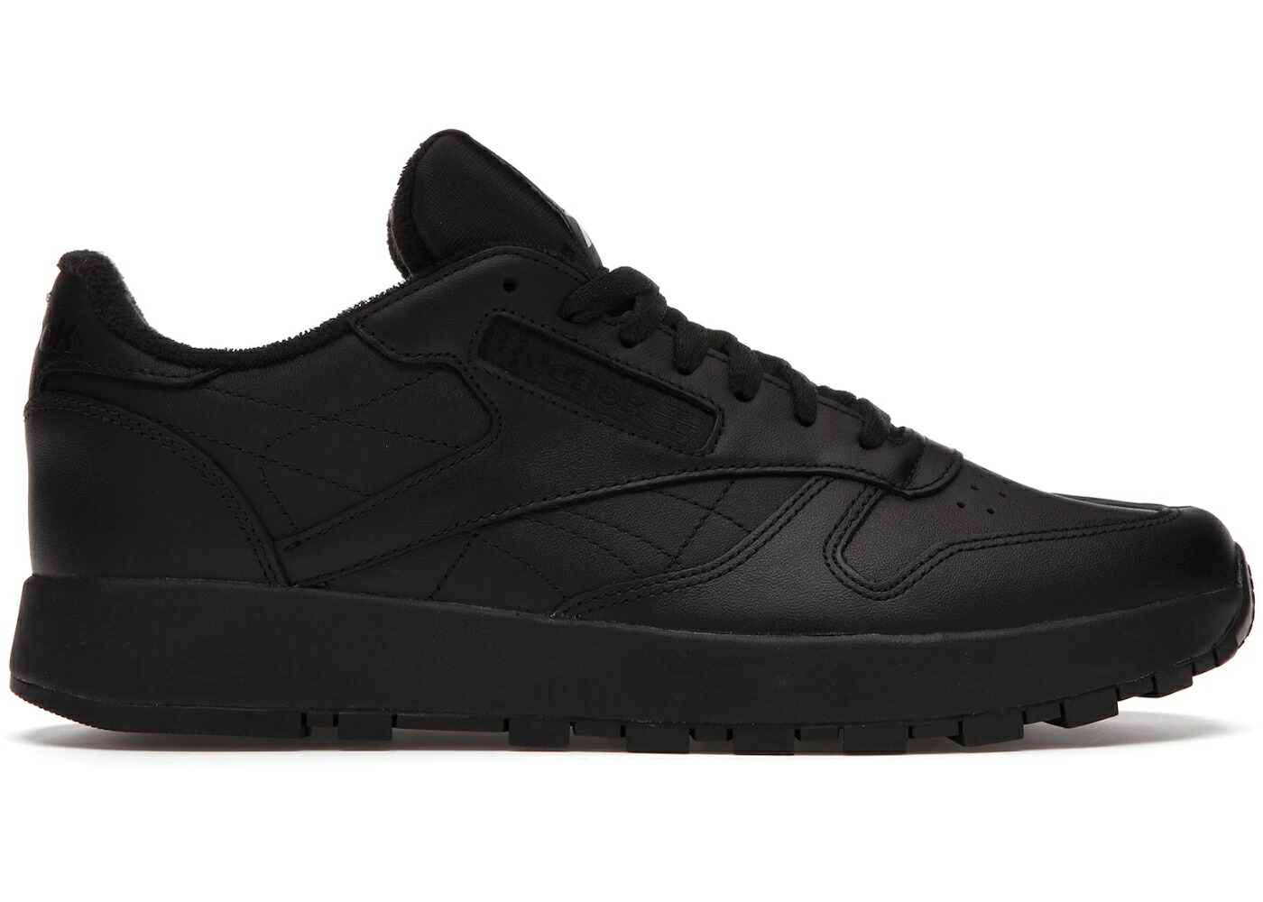 リーボック 古典派音楽 なめし革 黒いこと 黒いこと スニーカー メンズ REEBOK CLASSIC LEATHER TABI PROJECT 0 CL MAISON MARGIELA BLACK / BLACK BLACK BLACK