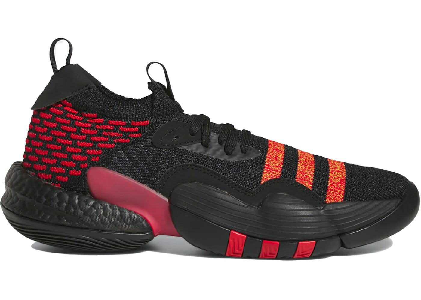 アディダス アトランタ ホークス コア 黒色 ブラック 2.0 スニーカー メンズ ADIDAS TRAE YOUNG ATLANTA HAWKS / CORE BLACK BETTER SCARLET BOLD