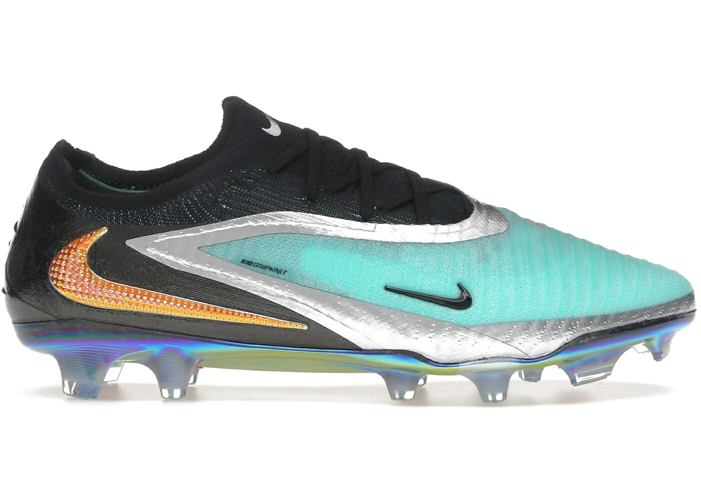 ナイキ エリート 黒いこと 黒いこと スニーカー メンズ NIKE PHANTOM 6 LOW ELITE FG CHROME BLACK / CHROME BLACK