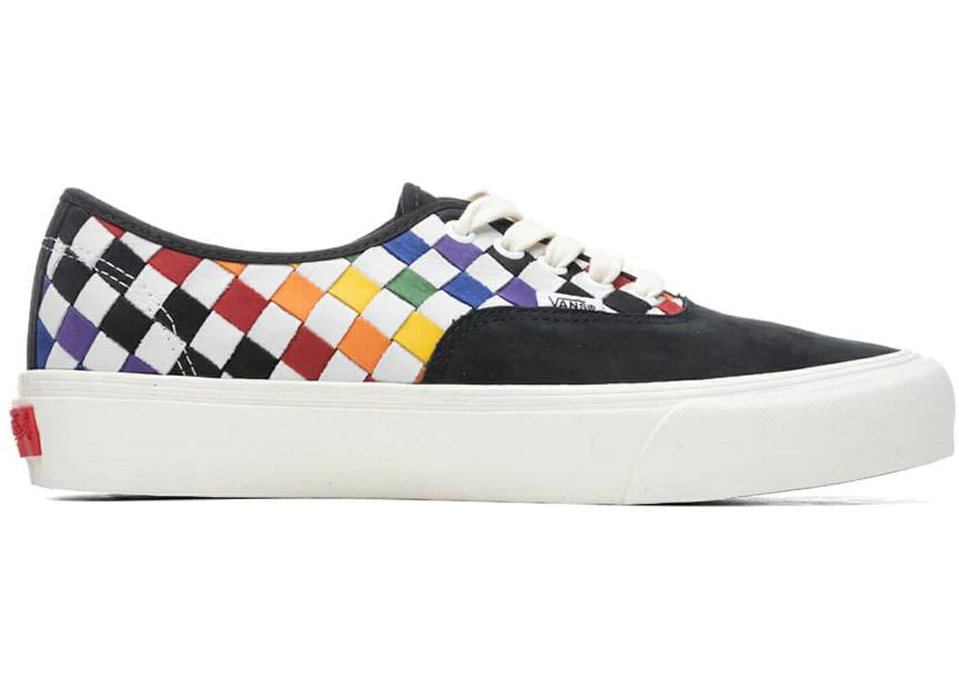 ヴァンズ バンズ オーセンティック 虹色 レインボー スニーカー メンズ VANS AUTHENTIC VLT LX PRIDE / RAINBOW MARSHMALLOW