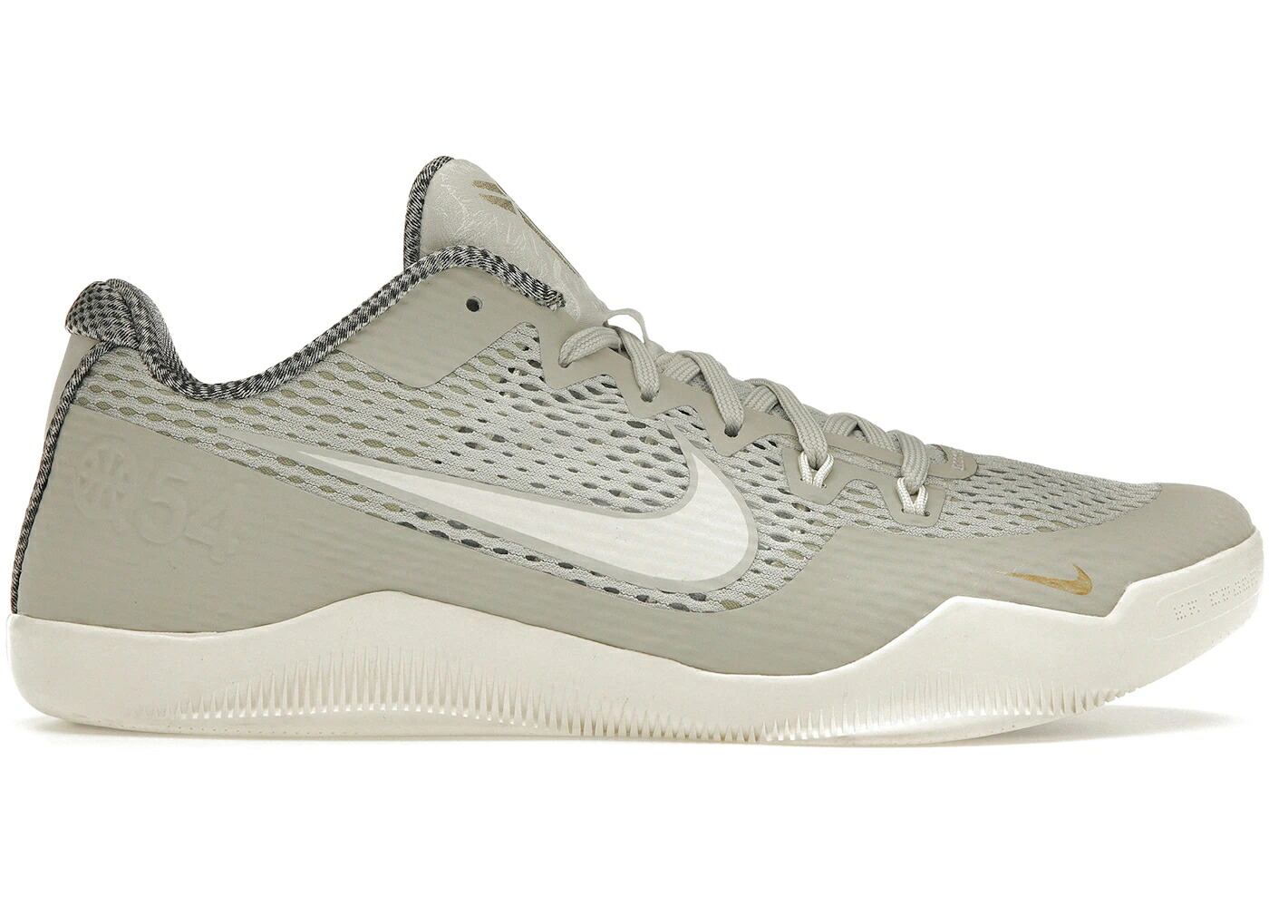 ナイキ コービー 灰色 グレー & スニーカー メンズ NIKE KOBE 11 LOW QUAI 54 (FRIENDS FAMILY) (2016) / LIGHT BONE SAIL NEUTRAL GREY｜スニケス