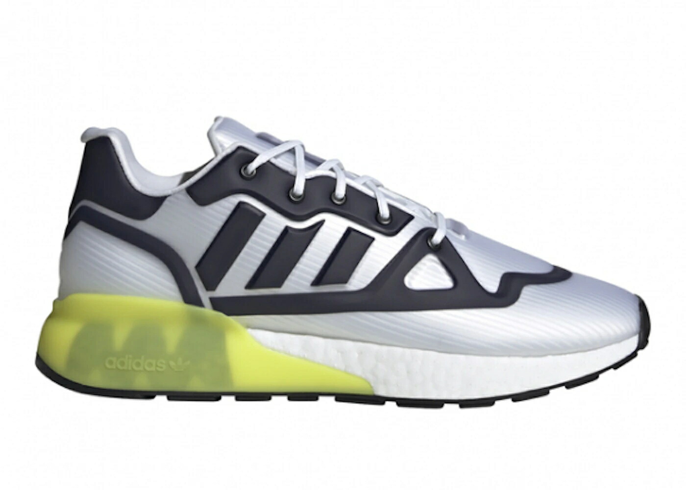 アディダス ブースト 白色 ホワイト 黄色 イエロー コア 黒色 ブラック スニーカー メンズ ADIDAS ZX 2K BOOST FUTURESHELL WHITE ACID YELLOW / CLOUD WHITE CORE BLACK ACID