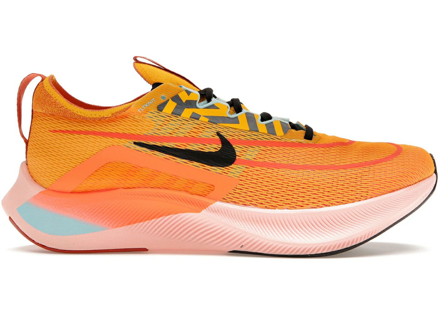 ナイキ ズーム ゴールド 橙 オレンジ ズームフライ スニーカー メンズ NIKE ZOOM FLY 4 UNIVERSITY GOLD MAGMA ORANGE / UNIVERSITY GOLD AMARILLO MAGMA