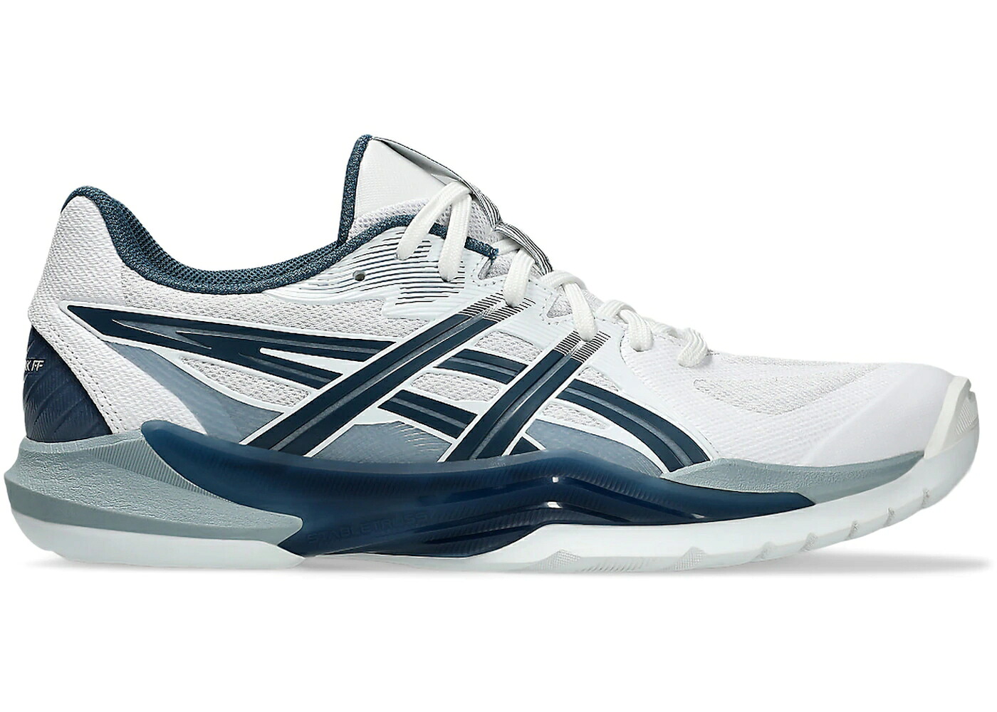 アシックス 白色 ホワイト ビンテージ ヴィンテージ 藍色 インディゴ スニーカー メンズ ASICS POWERBREAK FF WHITE VINTAGE INDIGO / WHITE VINTAGE INDIGO｜スニケス