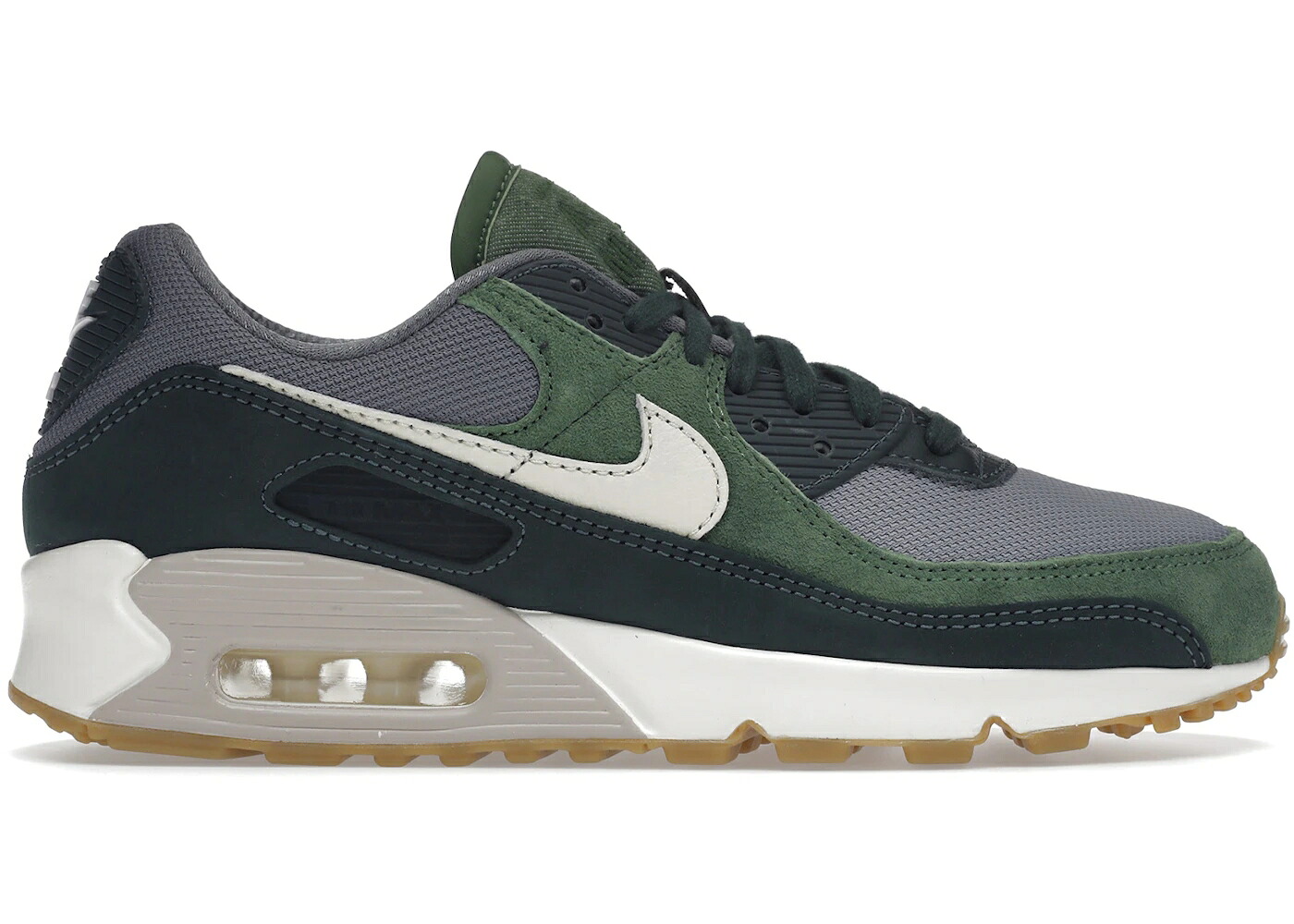 ナイキ マックス 労働者階級 緑 緑であること 象牙色 フォレスト 大気圏マックス スニーカー メンズ NIKE AIR MAX 90 PRM PRO GREEN PALE IVORY / PRO GREEN PALE IVORY FOREST