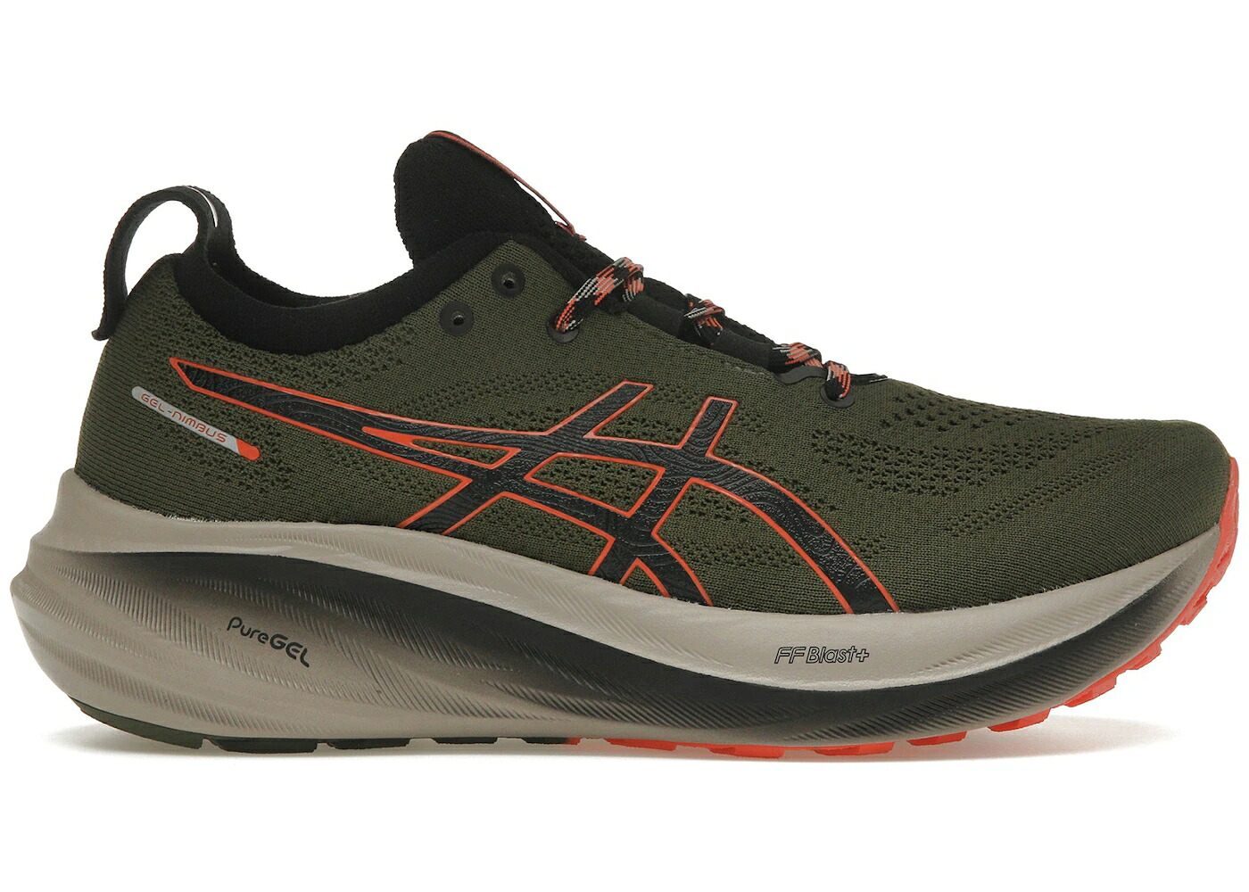 アシックス 赤 赤いこと スニーカー メンズ ASICS GEL-NIMBUS 26 TR NATURE BATHING RED SNAPPER / NATURE BATHING RED SNAPPER