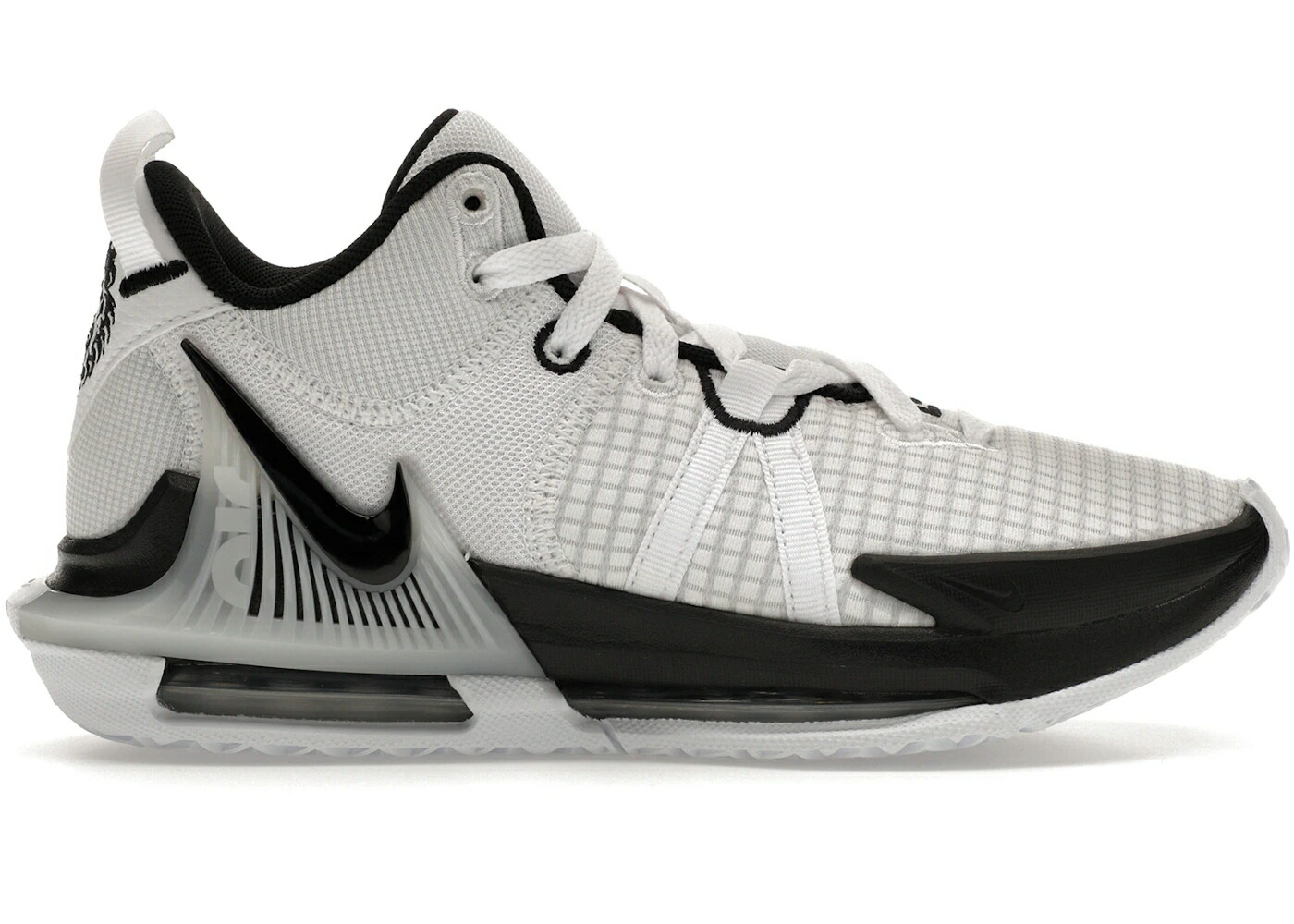ナイキ レブロン 白色 ホワイト 黒色 ブラック ウィットネス スニーカー メンズ NIKE LEBRON WITNESS 7 TB WHITE BLACK / WHITE BLACK BLACK