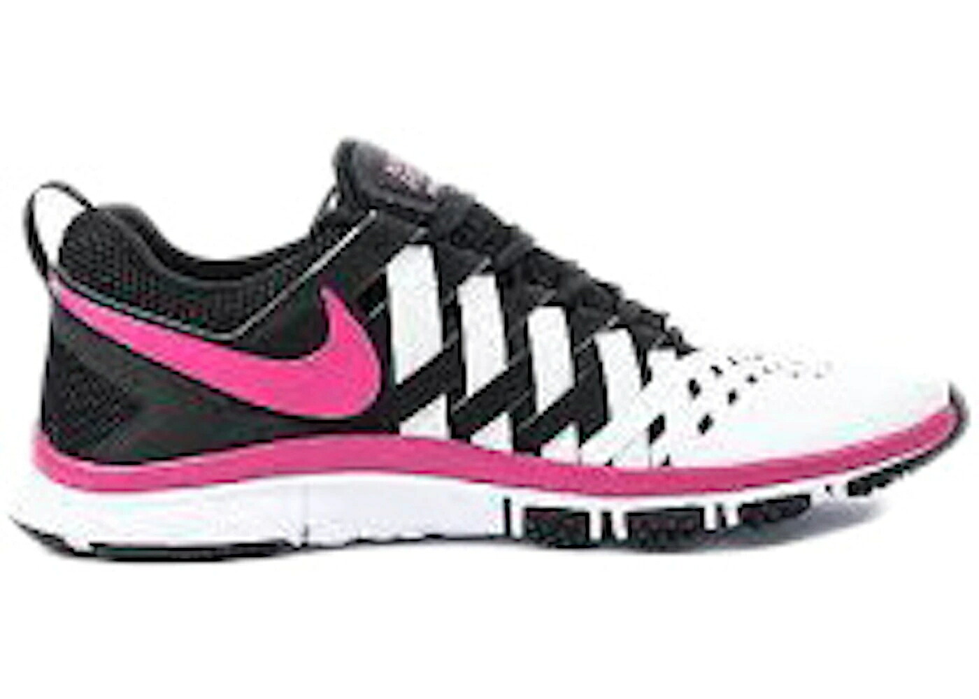 ナイキ 無償性 調教師 黒いこと 黒いこと サクラ色 白いこと 白いこと 5.0 スニーカー メンズ NIKE FREE TRAINER BLACK PINK / BLACK VIVID PINK WHITE