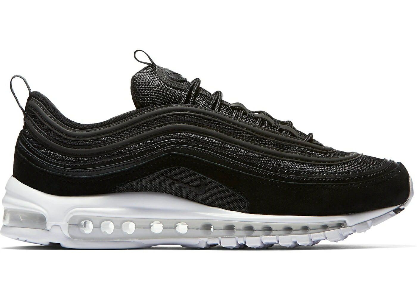 ナイキ マックス 黒色 ブラック 白色 ホワイト エアマックス スニーカー メンズ NIKE AIR MAX 97 PRM BLACK WHITE / BLACK BLACK WHITE