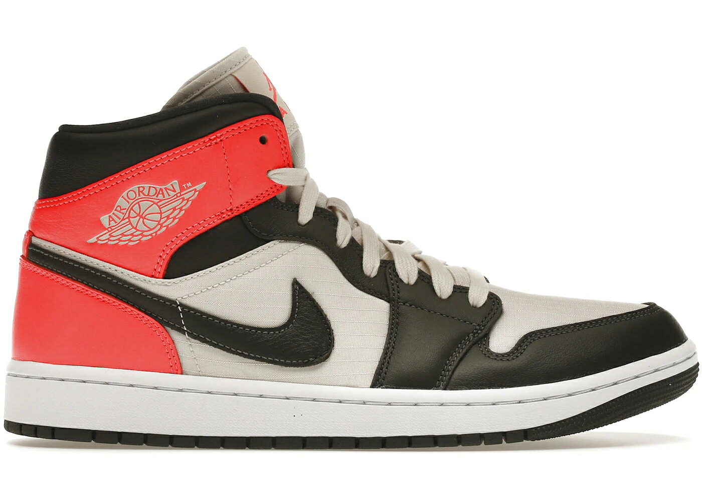 ナイキ ジョーダン ミッド 赤銅色 赤銅色 WOMEN\u0027S スニーカー レディース JORDAN 1 MID NEWSPRINT LIGHT OREWOOD BROWN (WOMEN\u0027S) / LIGHT OREWOOD BROWN NEWSPRINT