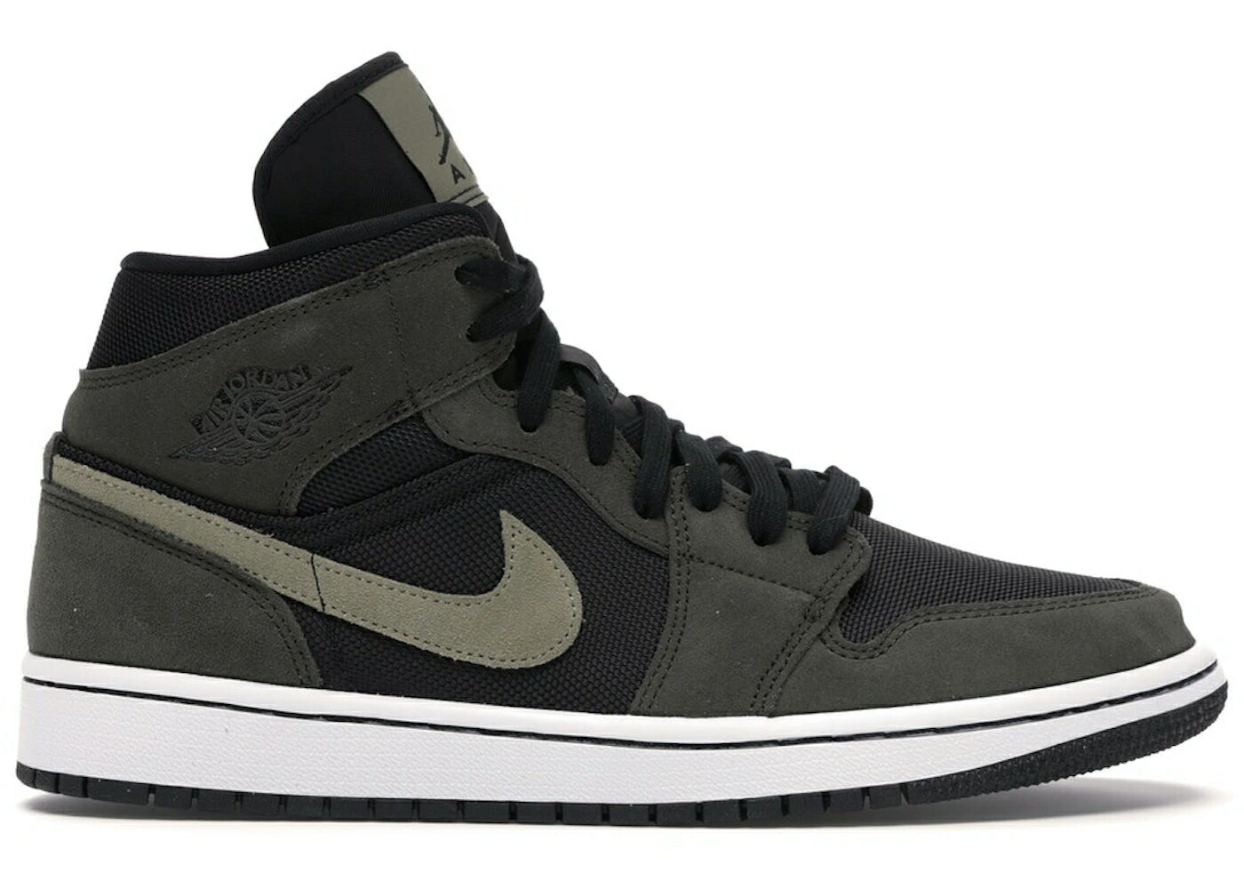 ナイキ ジョーダン ミッド オリーブ 黒いこと 黒いこと WOMEN\u0027S スニーカー レディース JORDAN 1 MID MILITARY OLIVE (WOMEN\u0027S) / BLACK TROOPER SEQUOIA