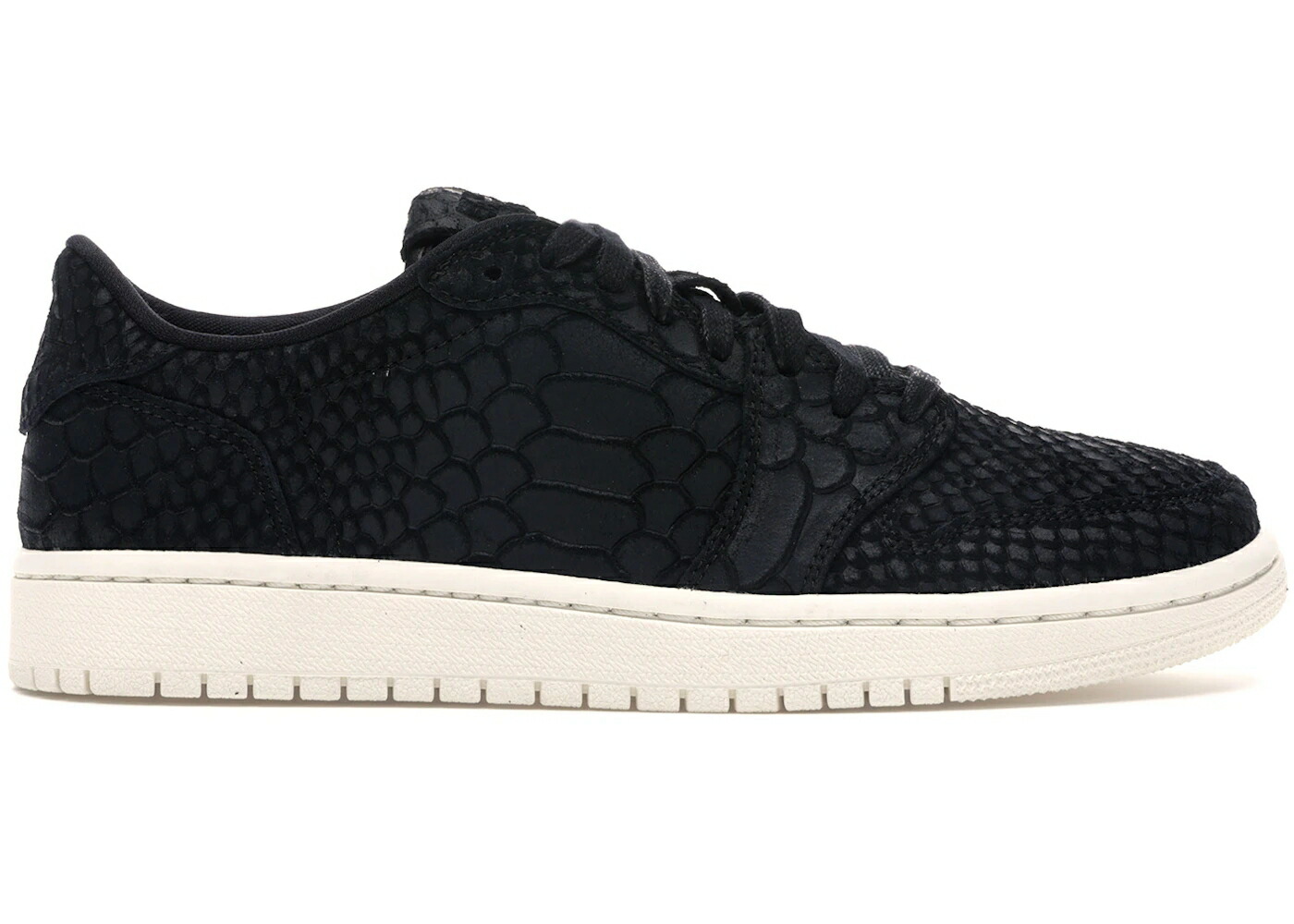 ナイキ ジョーダン 黒いこと 黒いこと WOMEN\u0027S スニーカー レディース JORDAN 1 RETRO LOW NS BLACK PYTHON (WOMEN\u0027S) / BLACK BLACK SAIL