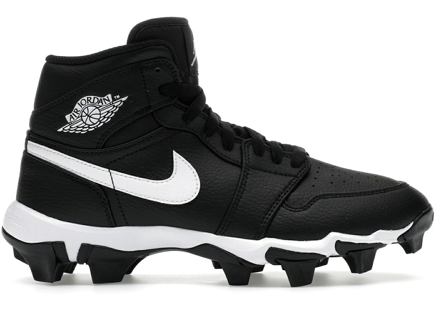 ナイキ ジョーダン ミッド 黒色 ブラック 白色 ホワイト ジュニア キッズ JORDAN 1 MID CLEAT BLACK WHITE (GS) / BLACK WHITE WHITE ベビー マタニティ スニーカー